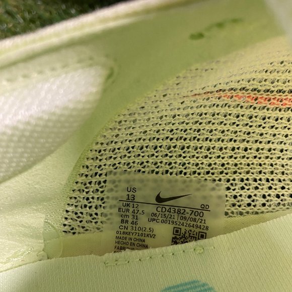 Nike Zoom Superfly Elite 2 Volt Green Orange Track Spike CD4382-700 Men 13 NEW main image 5